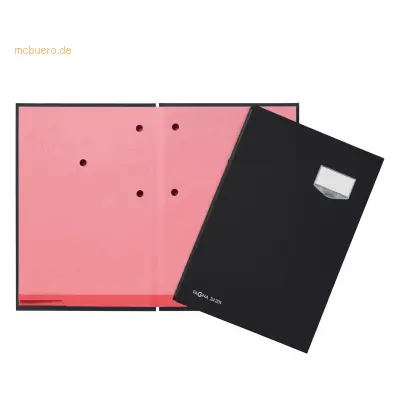 Pagna Unterschriftsmappe de Luxe A4 20 Fächer schwarz