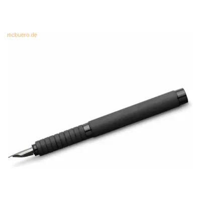 Faber Castell Füller Essentio Aluminium M Schwarz