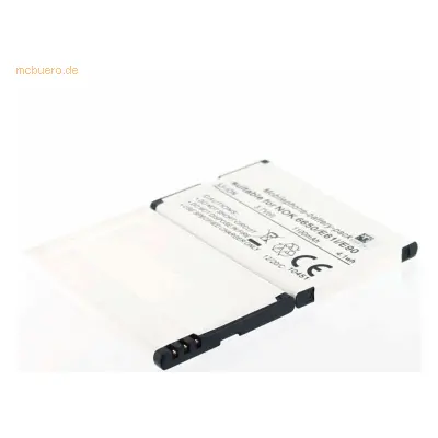 K.A. Akku für Telefunken TM 400 Cosi Li-Ion 3,7 Volt 1200 mAh schwarz