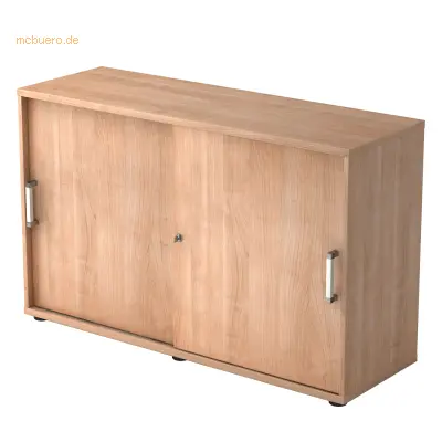 Mcbuero.de Schiebetürschrank Derie 9 2 OH BxTxH 120x40x74,8cm Griff CE