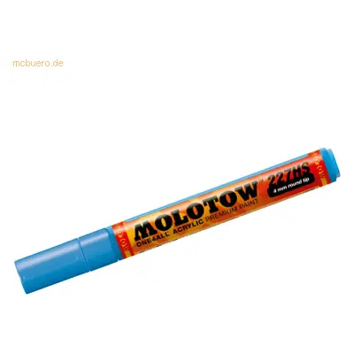 Molotow Permanentmarker One4All 227 HS nachfüllbar 4mm schockblau mitt