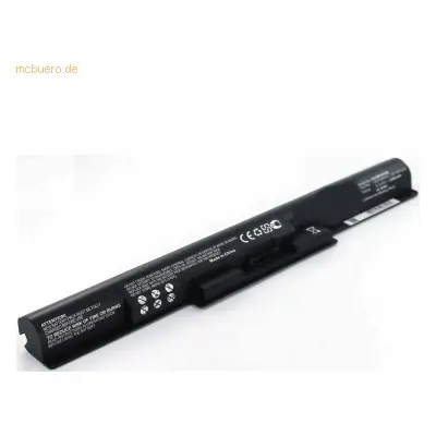 K.A. Akku für Sony SVF1521A4EW.AE1 Li-Ion 14,8 Volt 2200 mAh schwarz