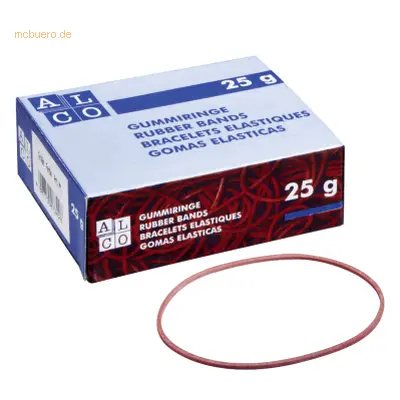 Alco Gummiring Naturkautschuk 65mm rot 25g