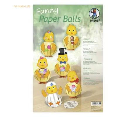 Ludwig Bähr Bastel-Set Funny Paper Balls Küken