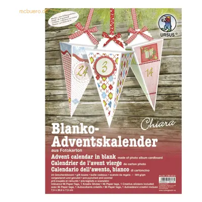 Ludwig Bähr Adventskalender-Set Geschenkboxen blanko Chiara 7,5x20x7,5