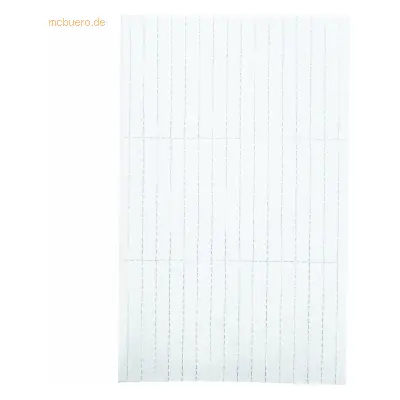 Legamaster Einlegeetikett für Etikettenträger 30x90mm weiß