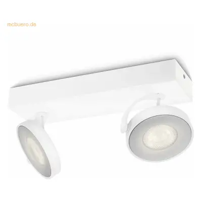 Signify Philips myLiving LED Spot Clockwork 2flg 1000lm Weiß