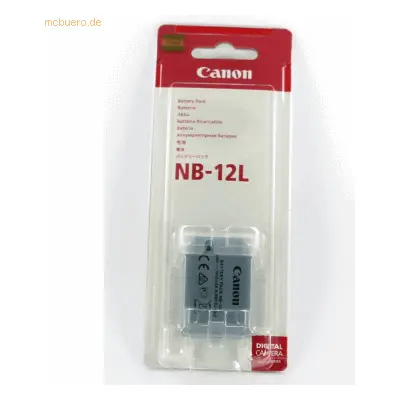 Canon Akku für Canon NB-12L Li-Ion 3,6 Volt 1910 mAh grau