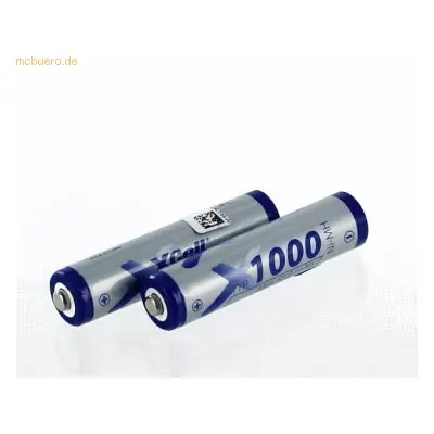 K.A. Akku für Philips SBC HB 5505 NiMH 2,4 Volt 1000 mAh weiß