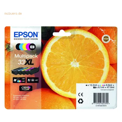 Epson Tintenpatrone Epson Expression Home XP-530 T3357 BK/C/M/Y Photo