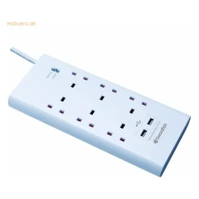 Swordfish Powerbank VariSocket 6-fach weiß 2100 mAh (GB)