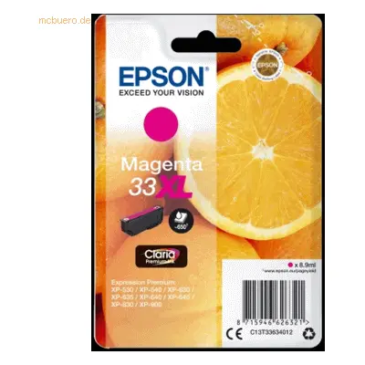 Epson Tintenpatrone Epson Expression Home XP-530 T3363 magenta High-Ca