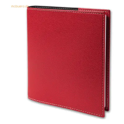 Quo Vadis Buchkalender Executif 16x16cm Club Kirschrot 2025