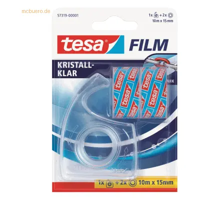 6 x Tesa Klebefilm tesafilm kristall-klar 15mmx10m 2x Rolle+EasyCut Ha