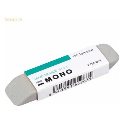 10 x Tombow Radierer Mono sand Naturkautschuk grau