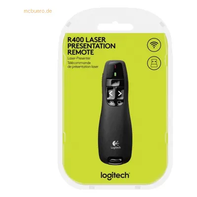 Logitech Presenter Wireless R400 mit Plug