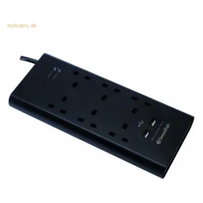 Swordfish Powerbank VariSocket 6-fach schwarz 2100 mAh (GB)