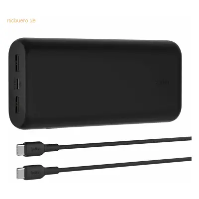 Belkin Belkin Kompakte 3-Port Powerbank 20.000 mAh inkl. USB-C Kabel