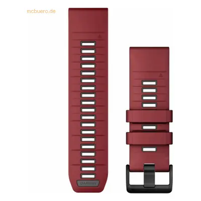 Garmin Garmin Ersatzarmband QuickFit 26mm Silikon Marsala/Graphit