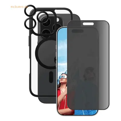 PanzerGlass CARE Flagship 3-in-1 Privacy iPhone 16 Pro