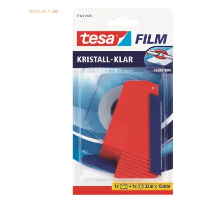 6 x Tesa Klebefilm tesafilm kristall-klar 15mmx33m 1x Rolle+Haushaltsa