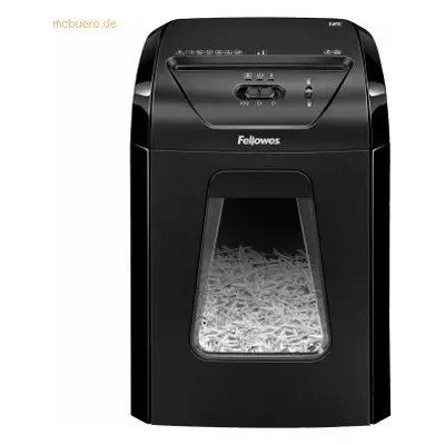 Fellowes Aktenvernichter Powershred 12C Partikel 4x40mm schwarz