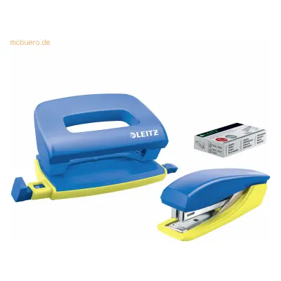 Leitz Schreibtisch-Set 3-teilig Locher und Heftgerät Urban Chic + Heft