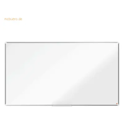 Nobo Whiteboard Premium Plus Stahl Widescreen 85 Zoll magnetisch weiß