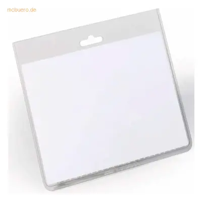 Durable Namensschilder 90x60mm Kunststoff transparent VE=5 Stück