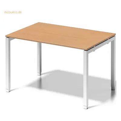 Bisley Schreibtisch Cito BxTxH 120x80x65-85cm buche Gestell verkehrswe