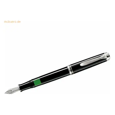 Pelikan Kolbenfüllhalter Souverän M405 Feder F schwarz