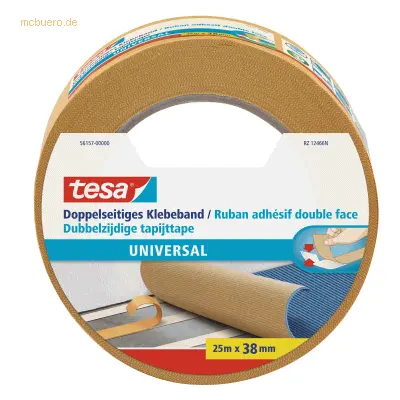 8 x Tesa Klebeband Universal doppelseitig 25mx25mm