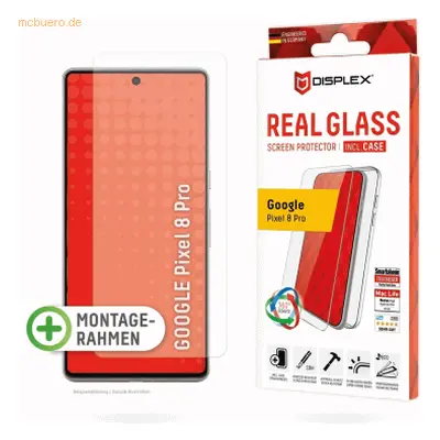 E.V.I. DISPLEX Real Glass + Case Set Google Pixel 8 Pro