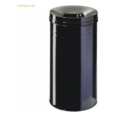 Durable Papierkorb Safe+ rund 62l schwarz