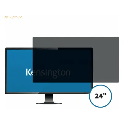 Kensington Blickschutzfilter Standard 24 Zoll 16:9 2-fach abnehmbar sc