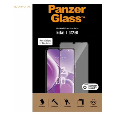 PanzerGlass PanzerGlass Screen Protector Nokia G42 5G -Ultra-Wide Fit