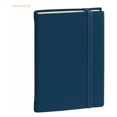 Quo Vadis Kalender Daily Pocket 8,8x13cm Silk marineblau 2025