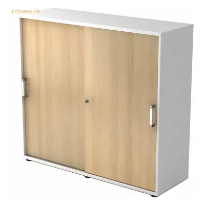 Mcbuero.de Schiebetürenschrank Serie 9 3OH BxTxH 120x40x110cm Griff CE