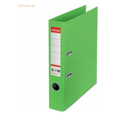 10 x Esselte Ordner No.1 klimaneutral Papier A4 50mm grün