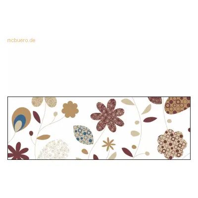 Ludwig Bähr Transparentpapier 115g/qm A4 VE=25 Blatt Landhausblumen br