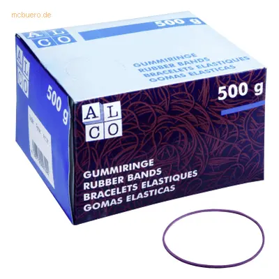 Alco Gummiring Naturkautschuk 25mm rot 500g