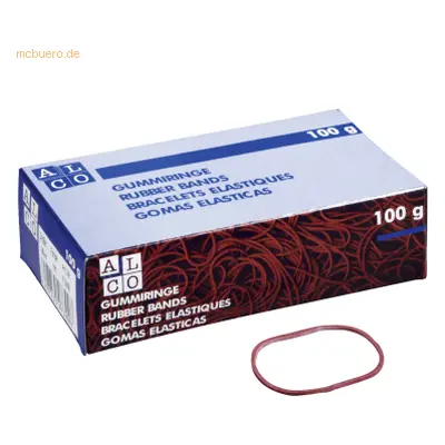 Alco Gummiring Naturkautschuk 85mm rot 100g