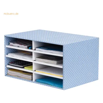 Bankers Box Schreibtisch Organizer Style 8 Fächer BxHxT 49x26x31cm bla