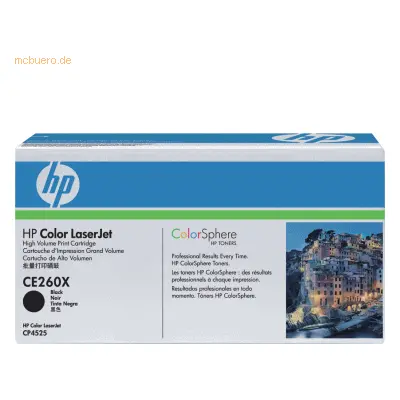 HP Toner HP 649X CE260X schwarz