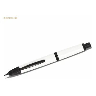 Pilot Füllfederhalter Capless Black and White Feder B weiß