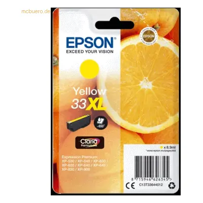 Epson Tintenpatrone Epson Expression Home XP-530 T3364 yellow High-Cap