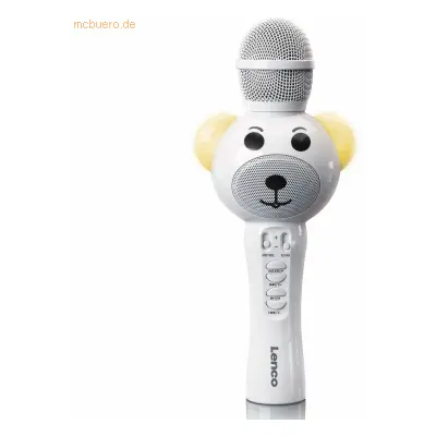 Lenco LENCO Karaoke mic. mit BT, USB, SD, Beleuchtung, Aux out