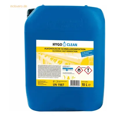 HygoClean Schnell-Desinfektion alkoholisch 10l