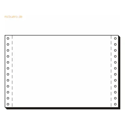 Sigel EDV-Papier 6x240mm mit Längsperforation VE=4000 Blatt