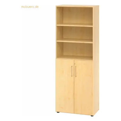 Mcbuero.de Schrank 6OH /3OH Türen BxTxH 80x42x215,6cm Griff BS Ahorn